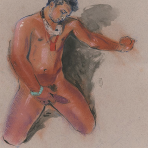 Estudio de Cuchu, Original Art.