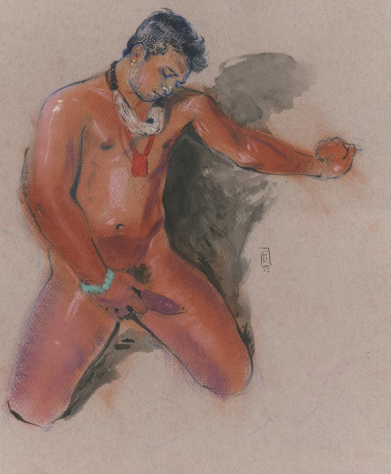 Estudio de Cuchu, Original Art.