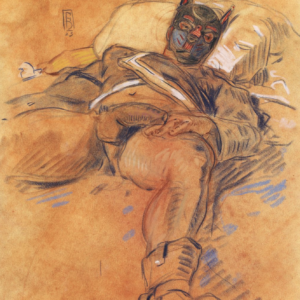 Estudio de Walkie 2, Original Art.