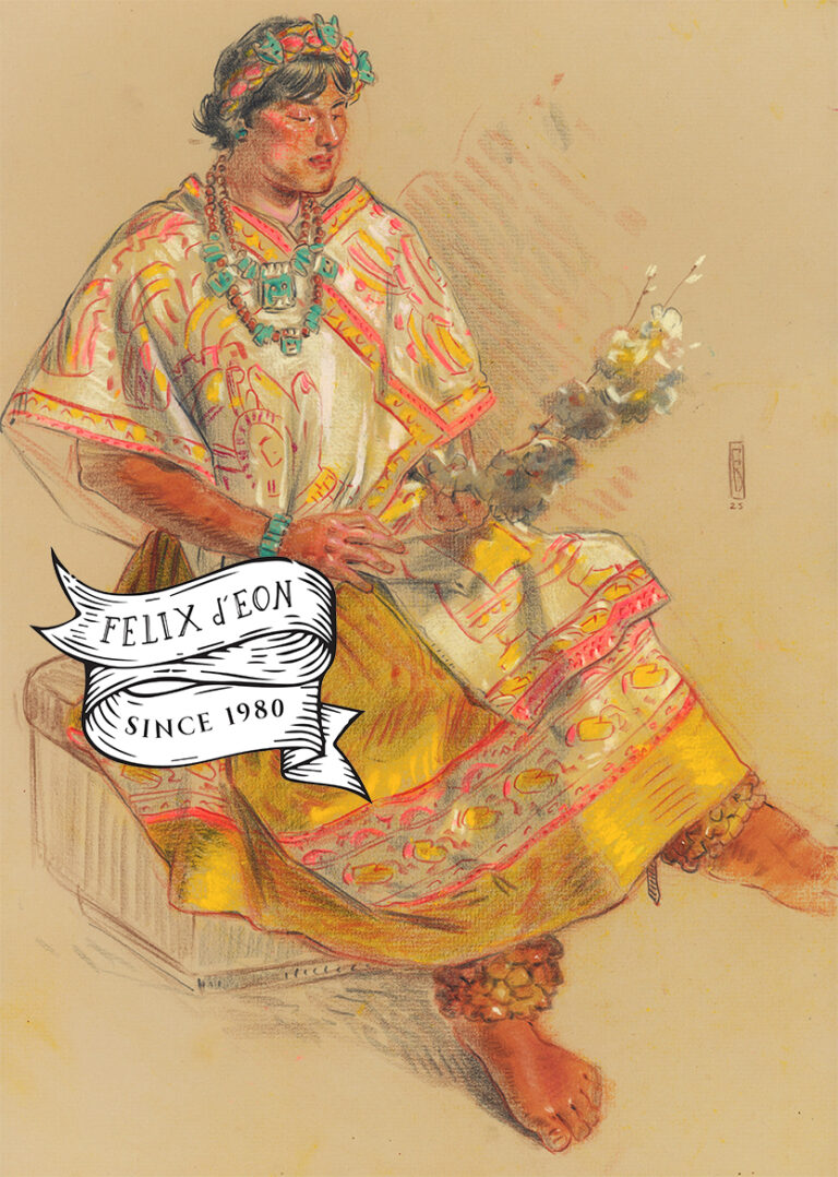 Estudio de Gus 2, Original Art.